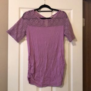Purple Maternity Shirt